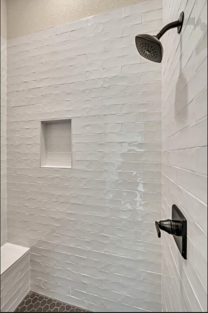 Larsen Homes & Consulting Waco Texas Free Standing Shower