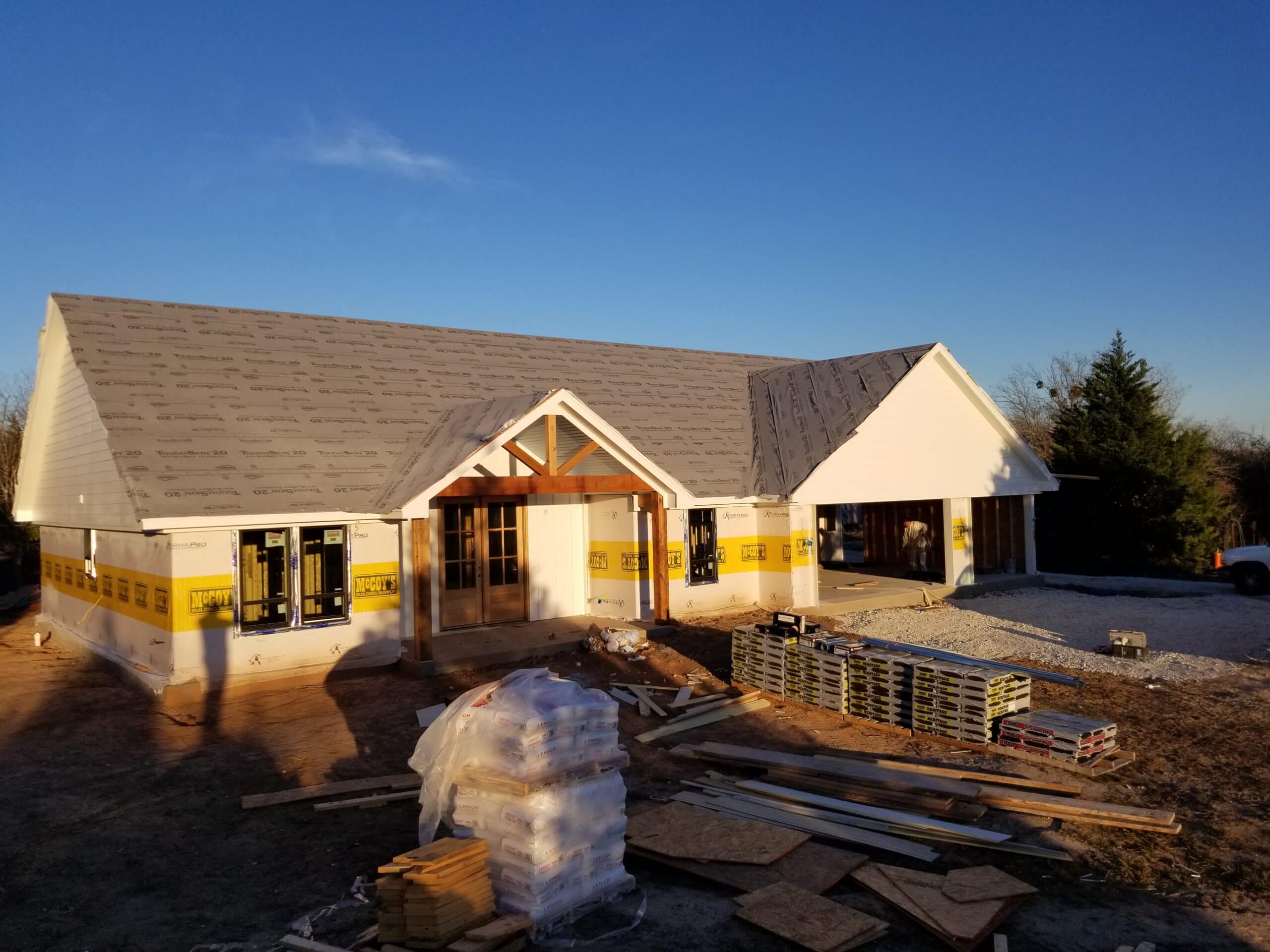 Larsen Home Builder Central Texas Roofing Waco, Texas