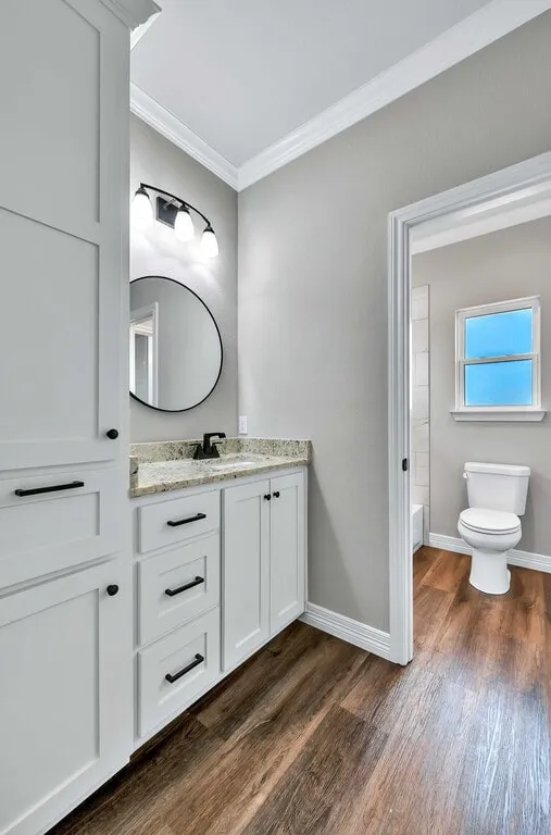 Larsen Homes & Consulting Waco & Central Texas Home Builder - Custom Bathroom Cabinetry