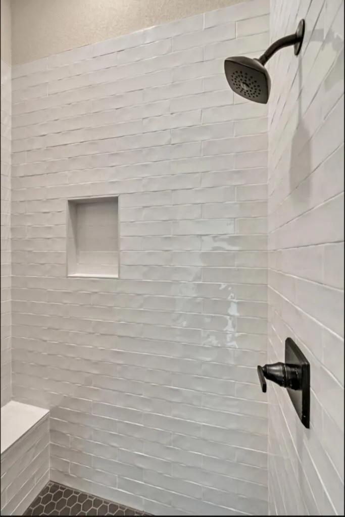 Larsen Homes & Consulting Waco Texas Free Standing Shower