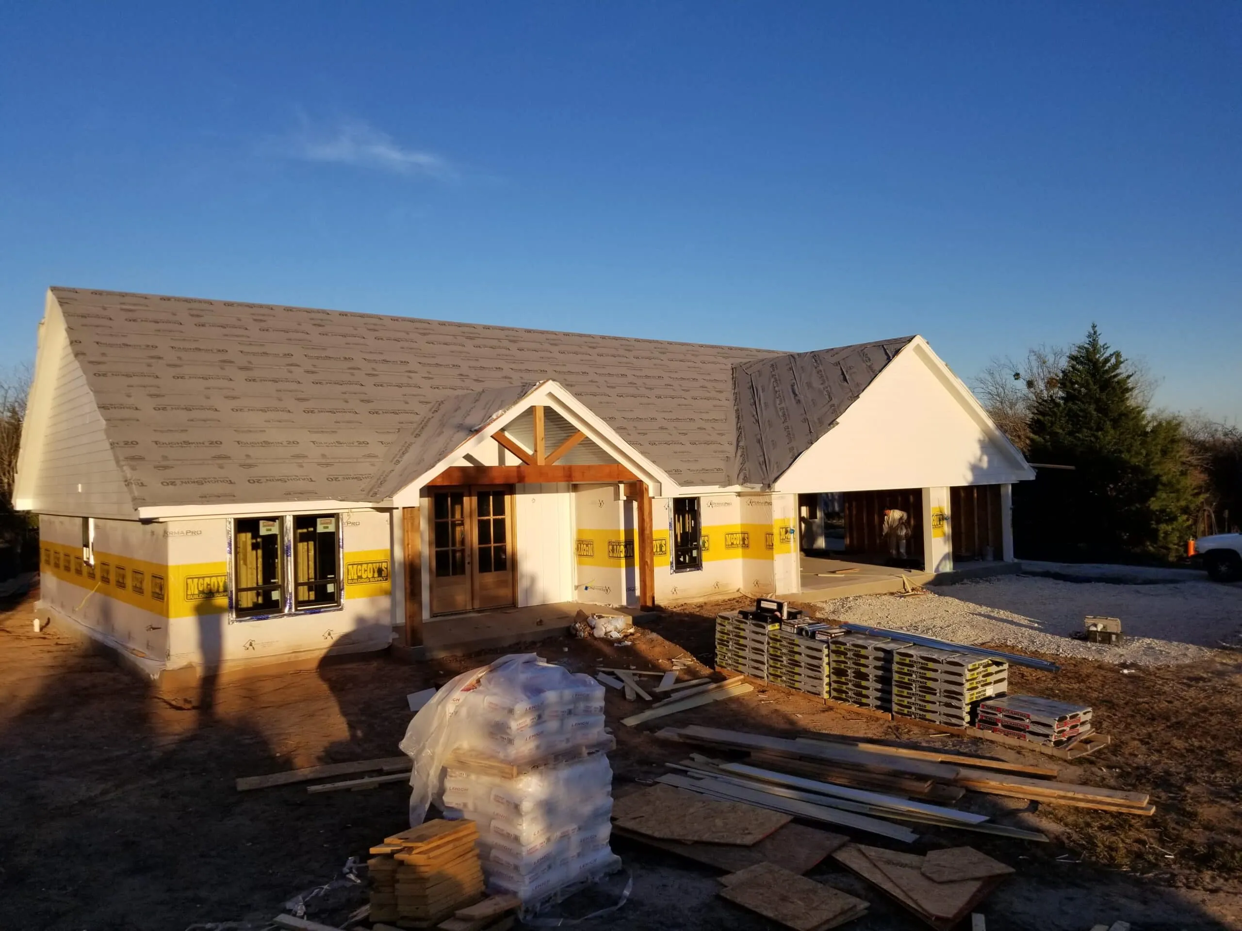 Larsen Home Builder Central Texas Roofing Waco, Texas